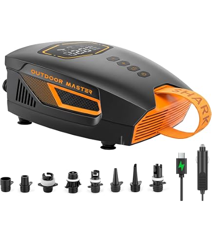 Amazon.co.jp: OutdoorMaster Shark 2S 88.8Wh 電動パドルボードポンプ